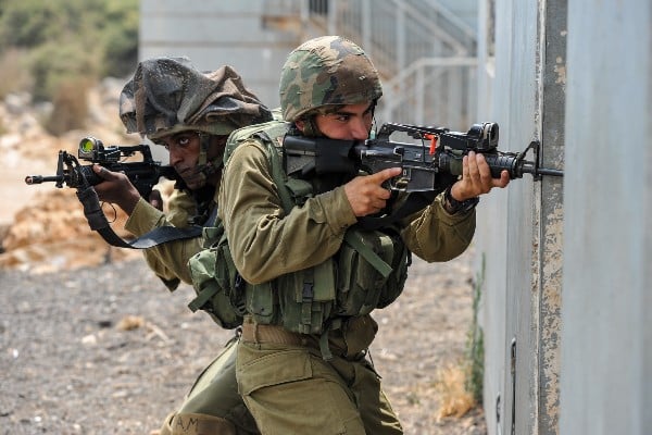 URBAN COMBAT: The IDF’s Kfir Brigade defends civilian lives