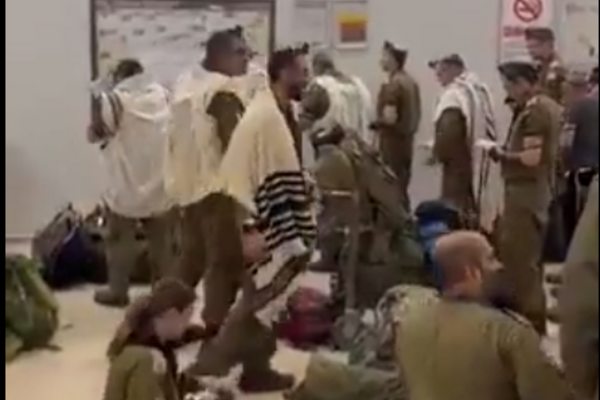 IDF soldiers praying in Turkey