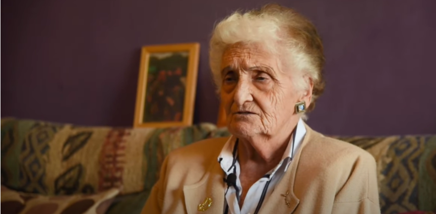 Holocaust survivor Berthe Badehi (YouTube/Screenshot)