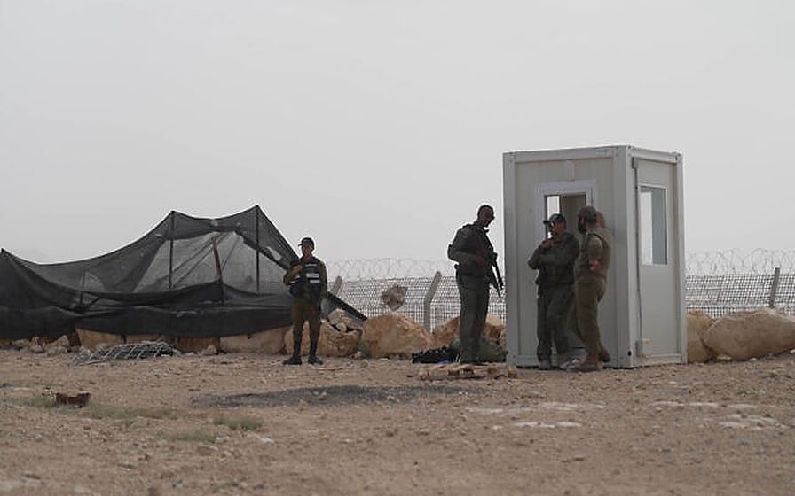 IDF guard post Egyptian border