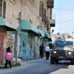 IDF jeep in Hebron