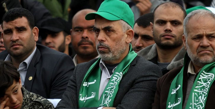 Hamas's leader in Gaza, Yahya Sinwar