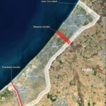 Alma Center Map of Gaza security zones