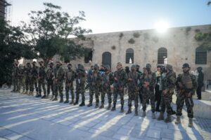 Syrian government soldiers