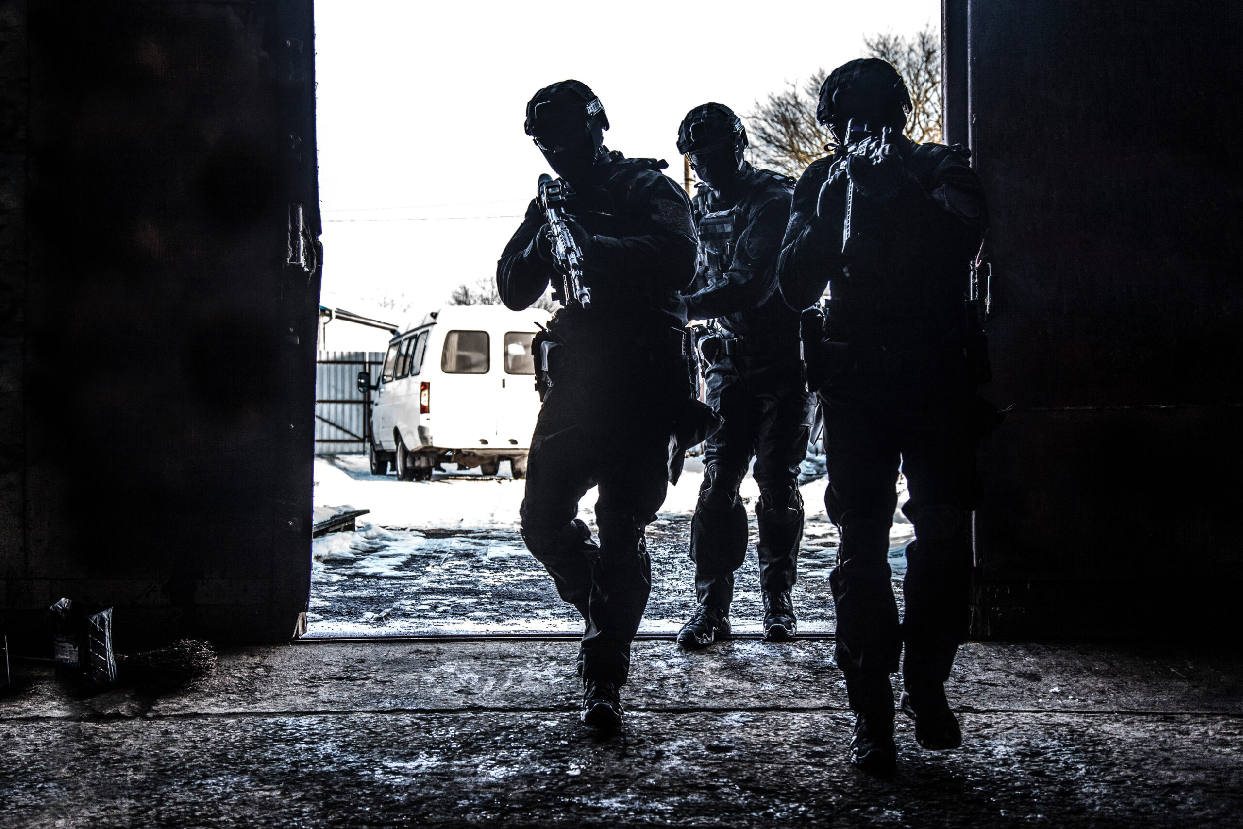 Illustration of military raid (Shutterstock)