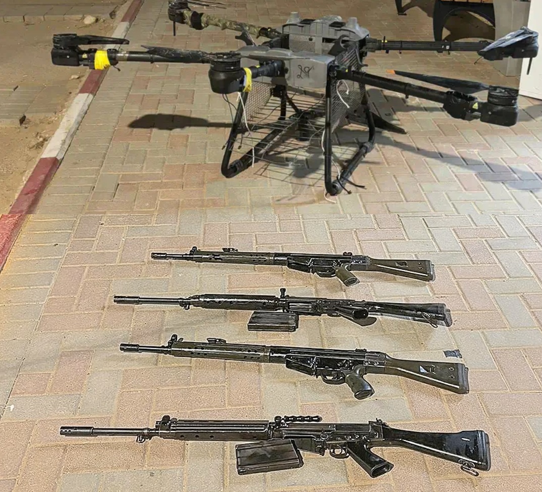 Arab drone with weapons