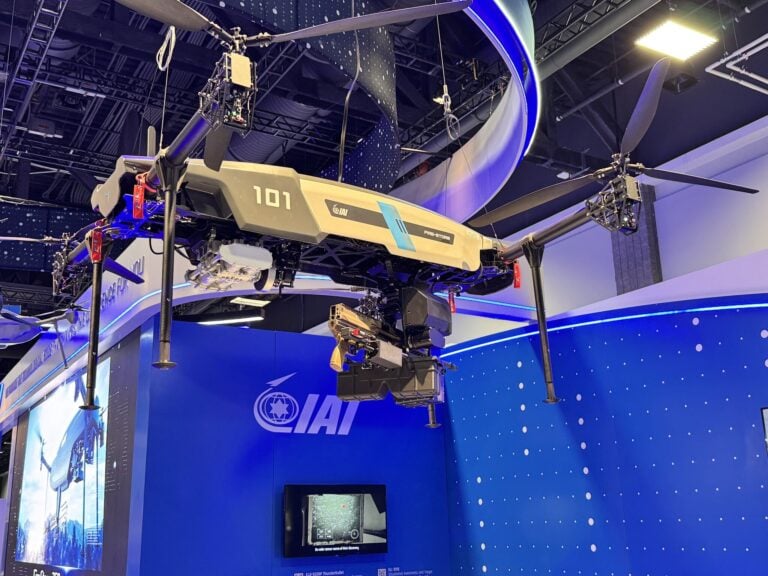 Hover and Strike: IAI manufactures world’s first tactical drone with machine gun