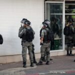 Border Police in Jaffa