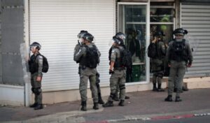 Border Police in Jaffa