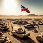 US army base in Israel (AI)