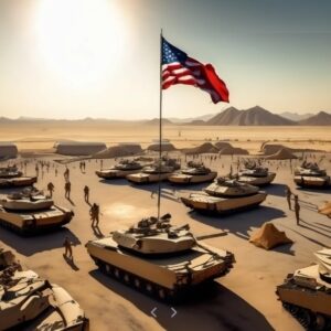 US army base in Israel (AI)