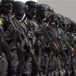 PA security forces in Jenin