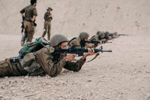 IDF soldiers in training