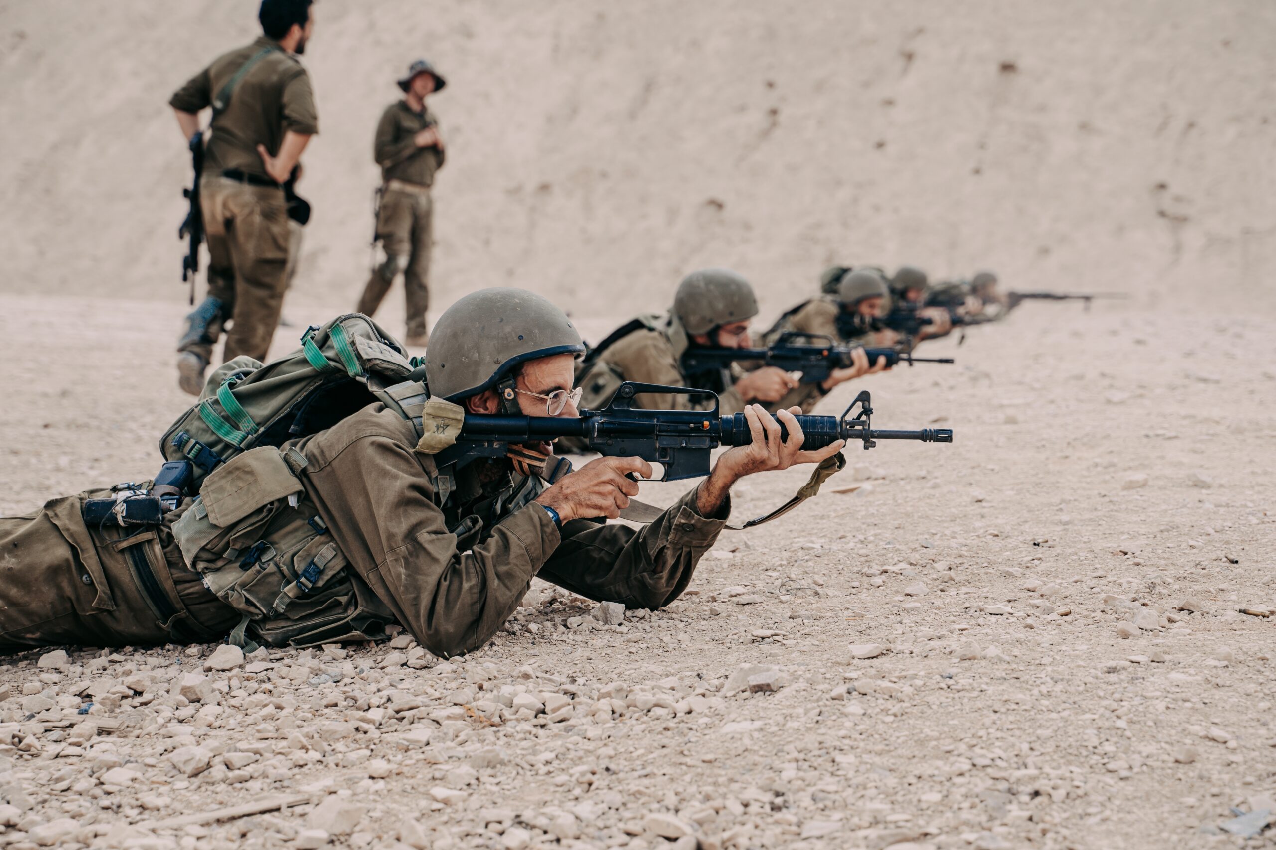 IDF soldiers in training