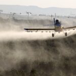 Crop Spraying Airplane