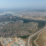 Aerial view of Rosh Haayin